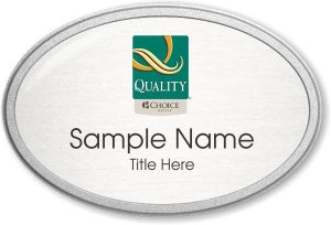 (image for) Quality by Choice Hotels Oval Prestige Pebbled badge