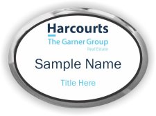 (image for) Harcourts The Garner Group Real Estate, LLC Oval Executive Silver Other badge