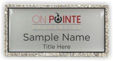 (image for) On Pointe Properties Bling Silver badge