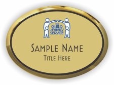 (image for) The Guild of Family Services Oval Executive Gold badge