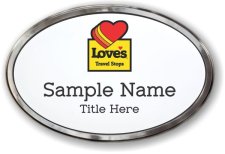 (image for) Love's Travel Stops Oval Prestige Polished badge