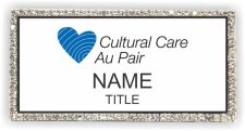 (image for) Cultural Care Au Pair Bling Silver Other badge