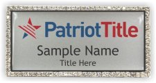 (image for) Patriot Title Bling Silver badge