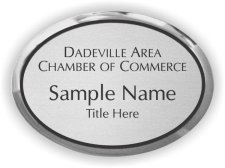 (image for) Dadeville Area Chamber of Commerce Oval Executive Silver badge