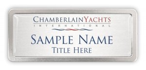 (image for) Chamberlain Yachts International Prestige Satin Anodized badge