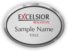 (image for) Excelsior Real Estate Oval Executive Silver badge