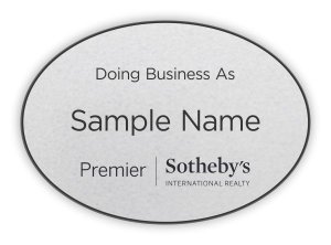 (image for) Sotheby\'s International Realty Oval Silver badge