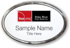 (image for) Palm West Home Realty Inc Oval Prestige Polished badge