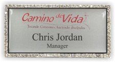 (image for) Camino de Vida Bling Silver badge