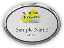 (image for) Pacific Shore Estates Oval Executive Silver badge