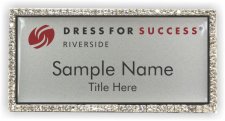 (image for) Dress for Success Bling Silver badge