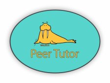 (image for) WALRUS Peer Tutor Program Oval Other badge
