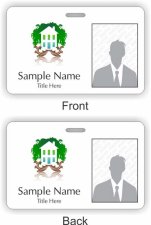 (image for) E&I Helping Hands PCH, Inc. Photo ID Horizontal Double Sided badge