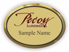 (image for) Pecoy Signature Homes Oval Executive Gold badge