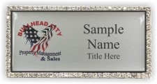 (image for) Bullhead City Property Management & Sales Bling Silver badge