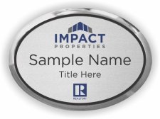 (image for) Impact Properties Inc. Oval Executive Silver badge