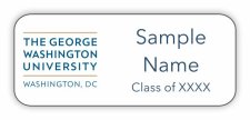 (image for) The George Washington University Standard White badge