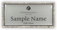 (image for) Cummings & Co. Realtors Bling Silver badge