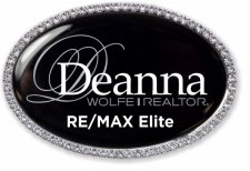 (image for) Deanna Wolfe Oval Bling Silver Other badge