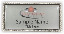 (image for) Becky Hancock Realty Bling Silver badge