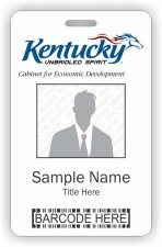 (image for) Kentucky Cabinet for Economic Development Barcode ID Vertical badge