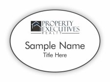 (image for) Property Executives Realty Oval White badge