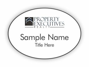 (image for) Property Executives Realty Oval White badge