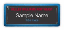 (image for) Keller Williams - Northeast Prestige Blue Anodized badge