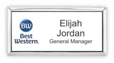 (image for) Best Western Executive Silver & White badge