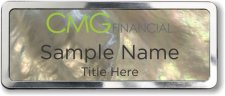 (image for) CMG Financial Mother of Pearl Polished badge