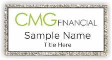 (image for) CMG Financial Bling Silver Other badge