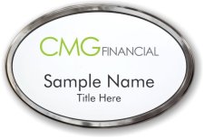 (image for) CMG Financial Oval Prestige Polished badge