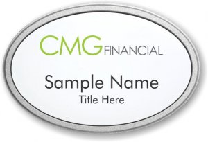 (image for) CMG Financial Oval Prestige Pebbled badge