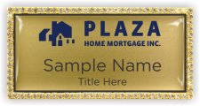 (image for) Plaza Home Mortgage Inc. Bling Gold badge