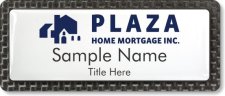 (image for) Plaza Home Mortgage Inc. Carbon Frame badge
