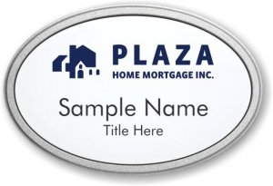 (image for) Plaza Home Mortgage Inc. Oval Prestige Pebbled badge