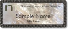 (image for) Northwest Mortgage Services Online, Inc. Mother of Pearl Carbon badge