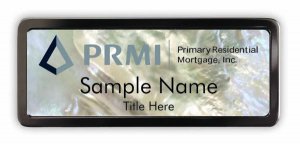 (image for) Primary Residential Mortgage Inc. Black Chrome Mother of Pearl badge