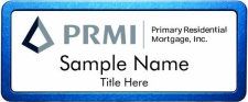 (image for) Primary Residential Mortgage Inc. Prestige Blue Anodized badge