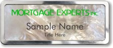 (image for) Mortgage Experts Inc. Mother of Pearl Polished badge