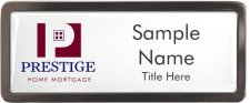 (image for) Prestige Home Mortgage Black Chrome badge