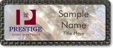 (image for) Prestige Home Mortgage Mother of Pearl Carbon badge