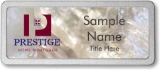 (image for) Prestige Home Mortgage Mother of Pearl Pebbled badge