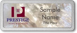 (image for) Prestige Home Mortgage Mother of Pearl Pebbled badge