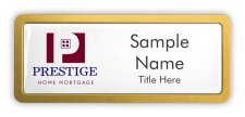 (image for) Prestige Home Mortgage Prestige Gold Anodized badge