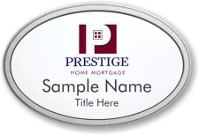 (image for) Prestige Home Mortgage Oval Prestige Pebbled badge