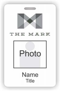 (image for) The Mark Photo ID Vertical badge