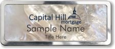 (image for) Capital Hill Mortgage Mother of Pearl Polished badge