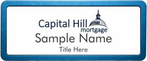 (image for) Capital Hill Mortgage Prestige Blue Anodized badge