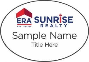 (image for) ERA Sunrise Oval White badge